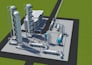 create 3d industrial chemical plant animation and walkthrough